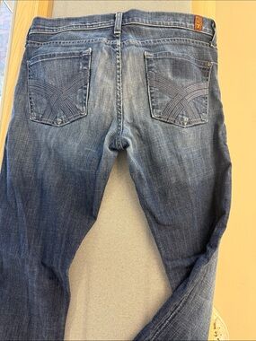 7 For All Mankind Dark Blue Skinny Jeans